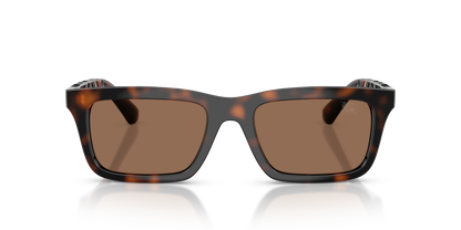 Burberry BE4475U Sunglasses in 300273 Dark Havana / Dark Brown lens, front view