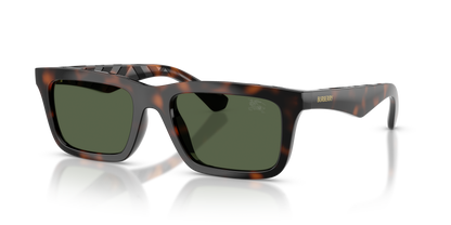 Burberry BE4475U Sunglasses in 30029A Dark Havana / Dark Green Polarized lens