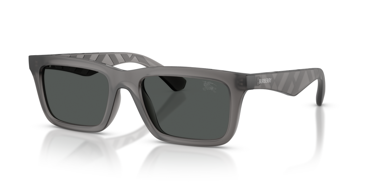 Burberry BE4475U Sunglasses in 421387 Matte Grey / Dark Grey lens