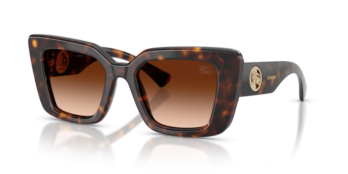 Burberry BE4476 Sunglasses in 300274 Dark Havana / Brown Gradient lens