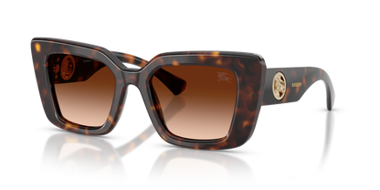 Burberry BE4476 Sunglasses in 300274 Dark Havana / Brown Gradient lens
