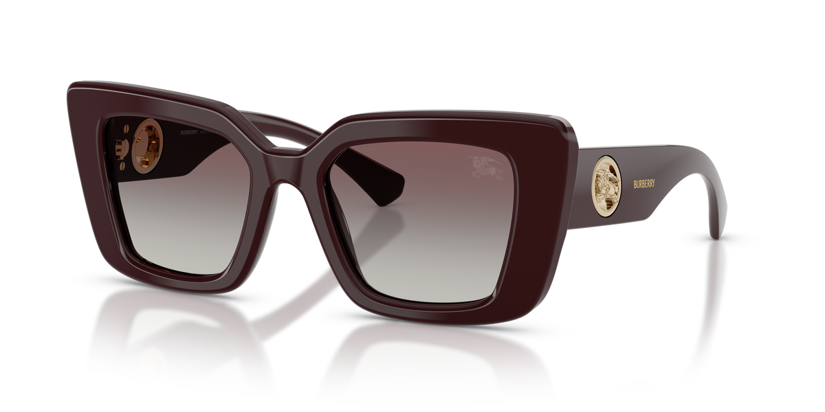 Burberry BE4476 Sunglasses in 42048G Bordeaux / Grey Gradient lens