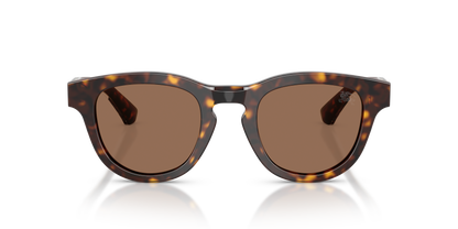 Burberry BE4477 Sunglasses in 420573 Dark Havana / Dark Brown lens, front view