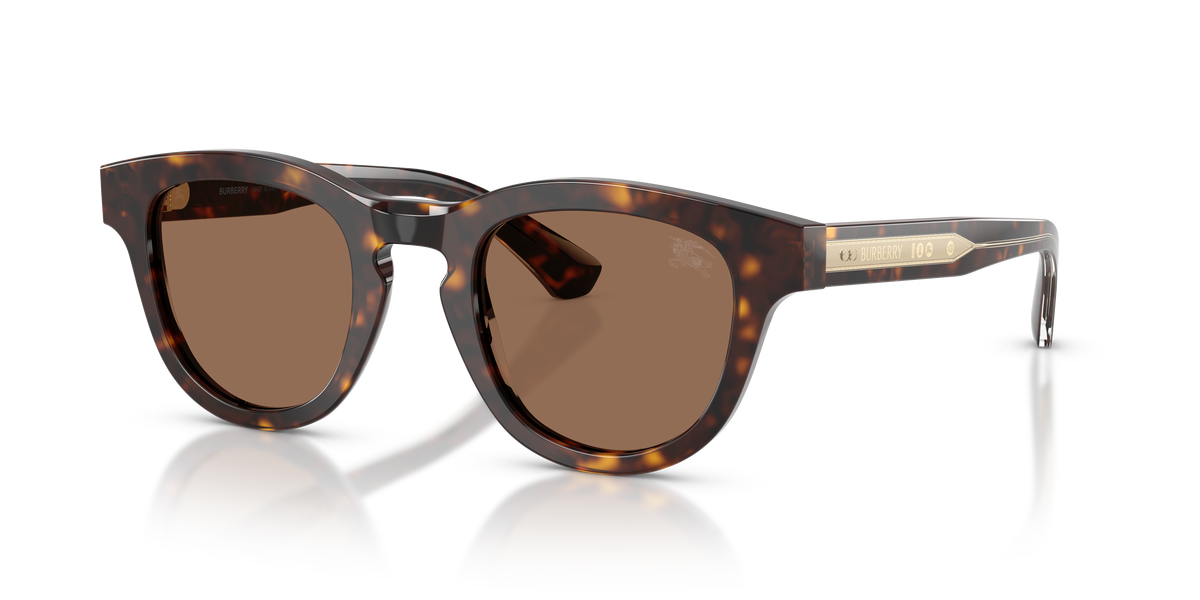 Burberry BE4477 Sunglasses in 420573 Dark Havana / Dark Brown lens