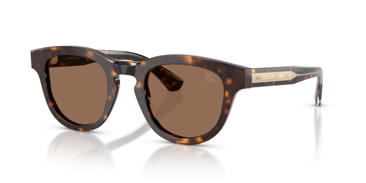 Burberry BE4477 Sunglasses in 420573 Dark Havana / Dark Brown lens