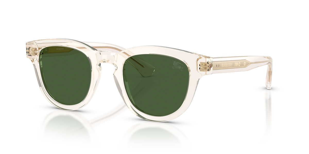 Burberry BE4477 Sunglasses in 420971 Yellow / Dark Green lens