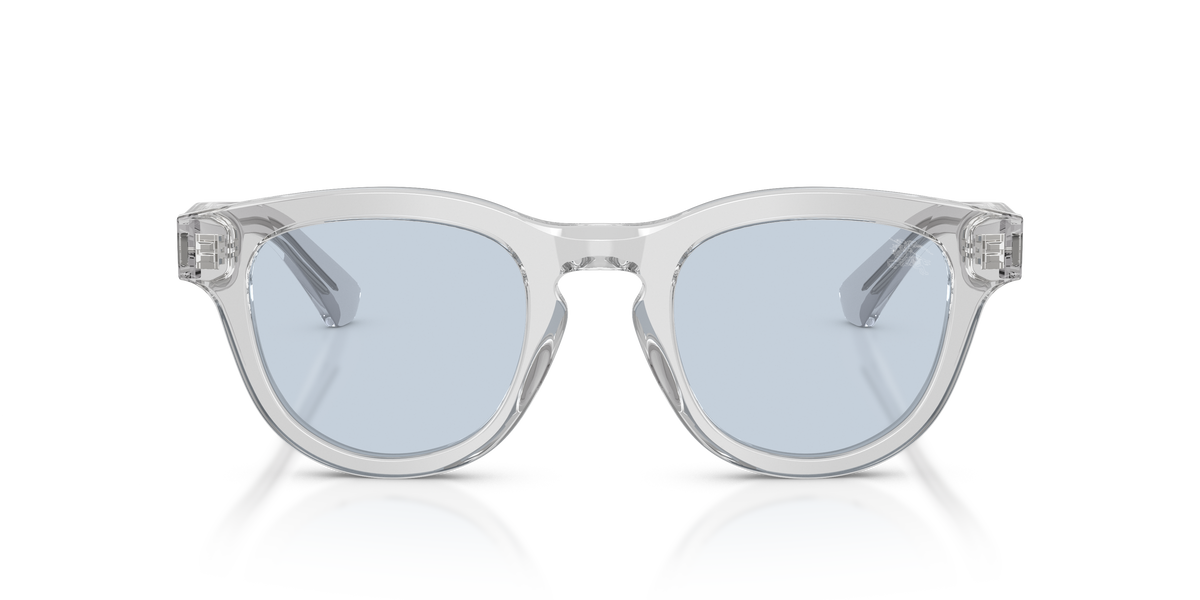 Burberry BE4477 Sunglasses in 421072 Grey / Azure lens, front view