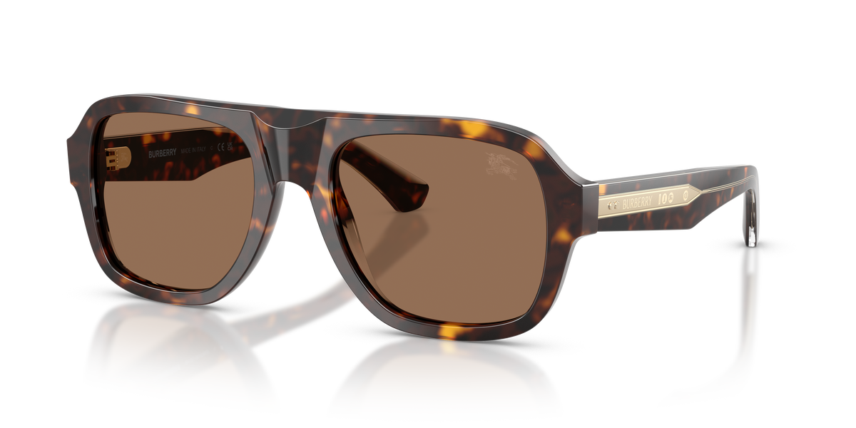Burberry BE4478 Sunglasses in 420573 Dark Havana / Dark Brown lens