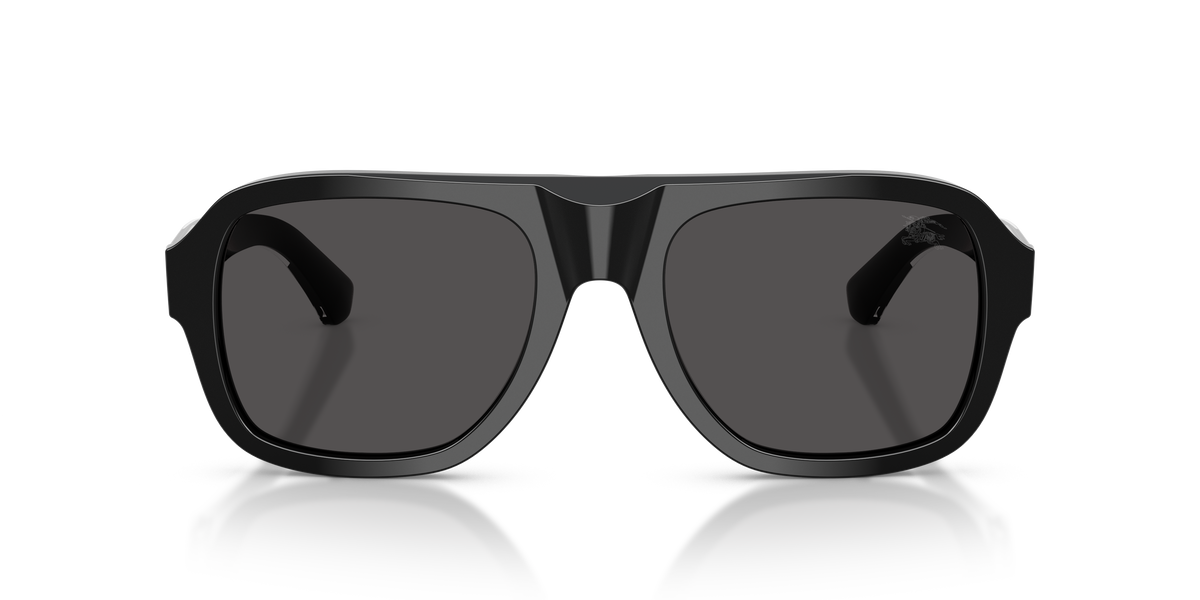 Burberry BE4478 Sunglasses in 420687 Black / Dark Grey lens, front view