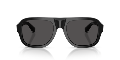 Burberry BE4478 Sunglasses in 420687 Black / Dark Grey lens, front view
