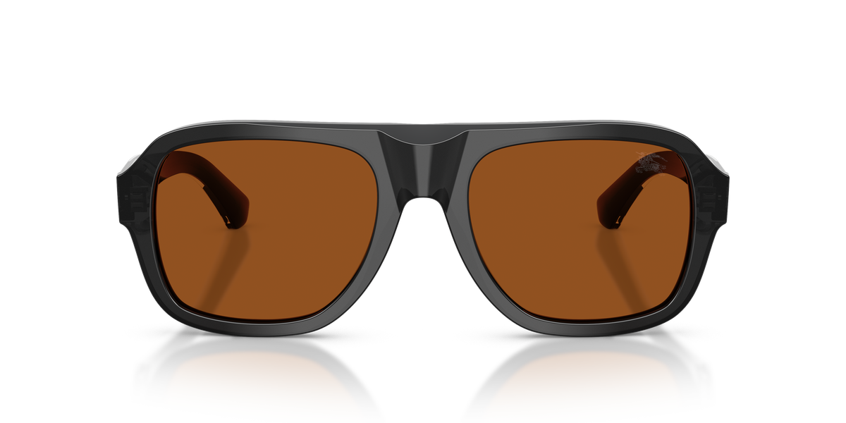 Burberry BE4478 Sunglasses in 421173 Grey / Dark Brown lens, front view
