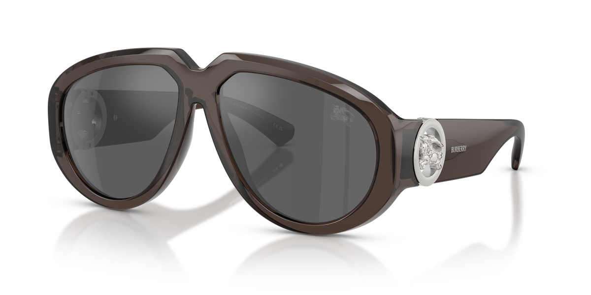 Burberry BE4479U Sunglasses in 41126G Grey / Grey Mirror Silver lens