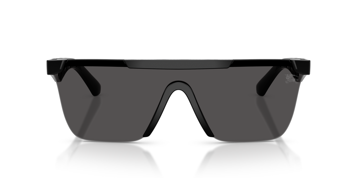 Burberry BE4480D Sunglasses in 300187 Black / Dark Grey lens, front view