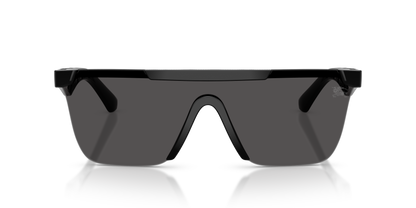 Burberry BE4480D Sunglasses in 300187 Black / Dark Grey lens, front view