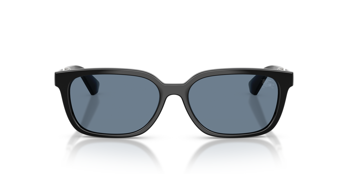 Burberry BE4481D Sunglasses in 30012V Black / Dark Blue Polarized lens, front view