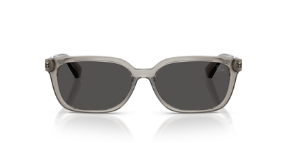 Burberry BE4481D Sunglasses in 419787 Grey / Dark Grey lens, front view