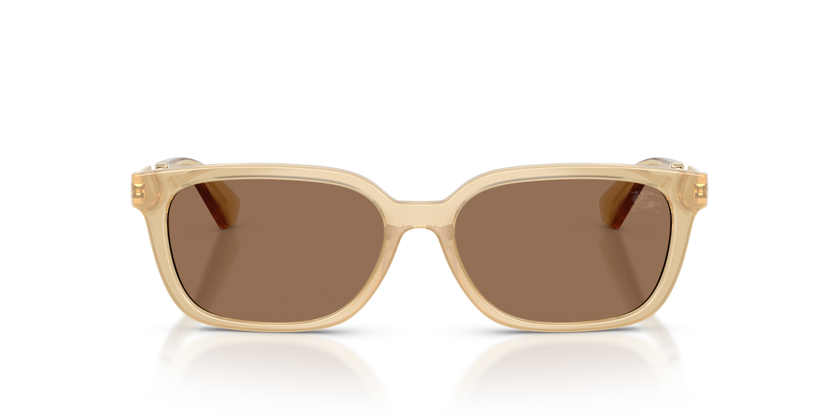 Burberry BE4481D Sunglasses in 419873 Yellow / Dark Brown lens, front view