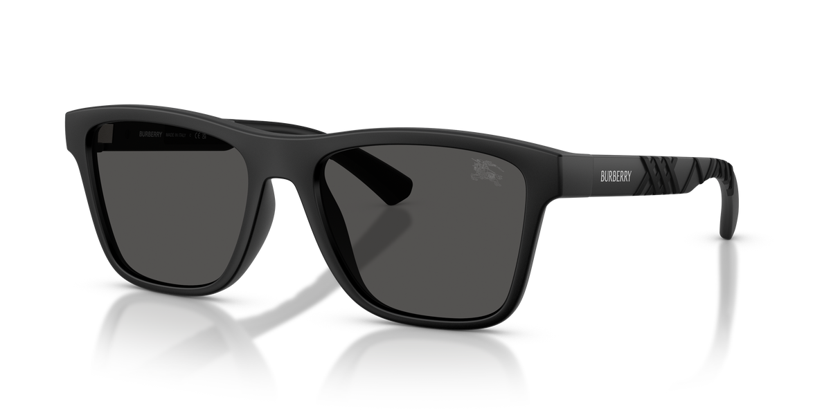 Burberry BE4482U Sunglasses in 346487 Matte Black / Dark Grey lens