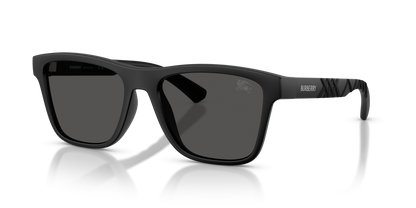 Burberry BE4482U Sunglasses in 346487 Matte Black / Dark Grey lens