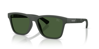 Burberry BE4482U Sunglasses in 423271 Matte Green / Dark Green lens
