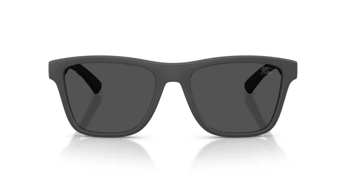 Burberry BE4482U Sunglasses in 423387 Matte Grey / Dark Grey lens, front view