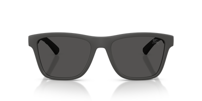 Burberry BE4482U Sunglasses in 423387 Matte Grey / Dark Grey lens, front view