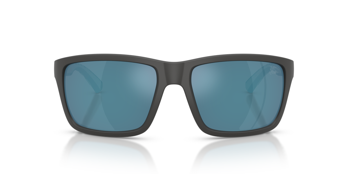Burberry BE4483 Sunglasses in 423355 Matte Grey / Blu Specchio lens, front view