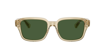 Burberry BE4484 Sunglasses in 422671 Beige / Dark Green lens, front view
