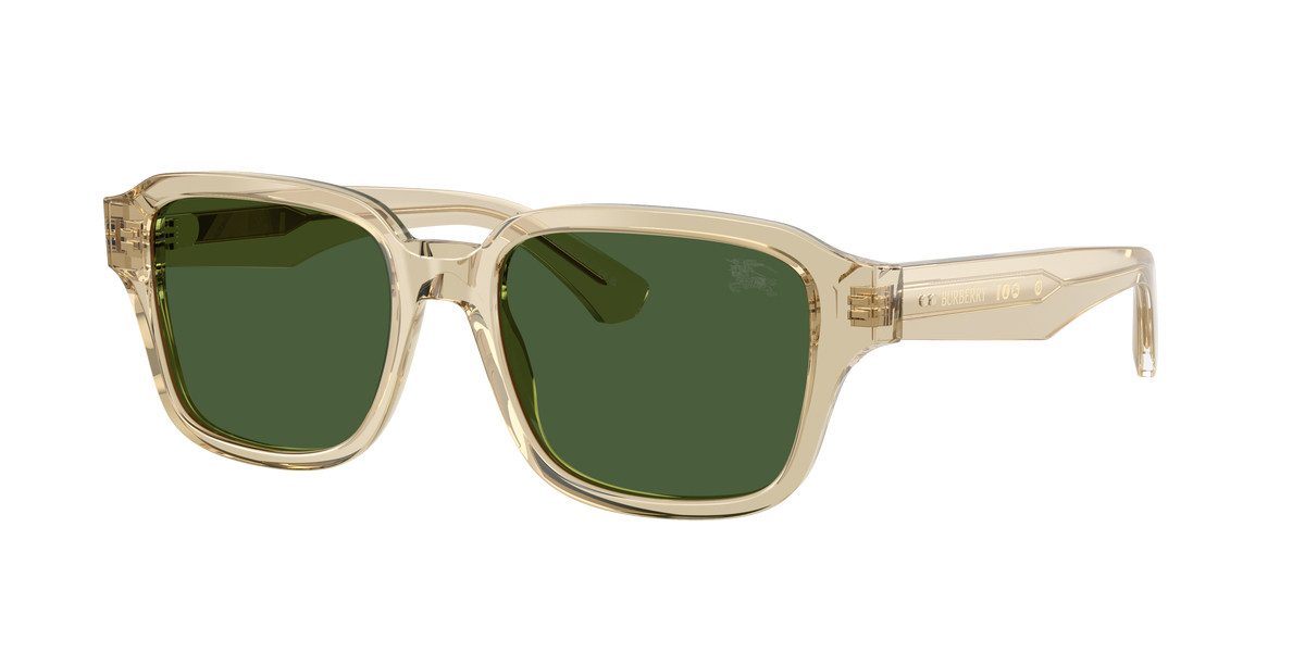 Burberry BE4484 Sunglasses in 422671 Beige / Dark Green lens