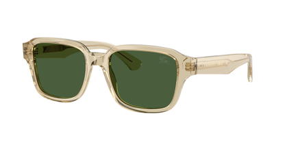 Burberry BE4484 Sunglasses in 422671 Beige / Dark Green lens