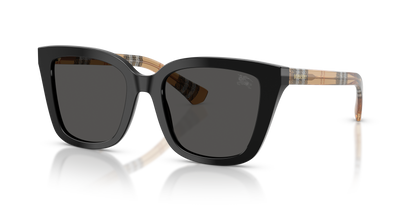 Burberry BE4487 Sunglasses in 416187 Black / Dark Grey lens