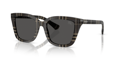 Burberry BE4487 Sunglasses in 419987 Check Grey / Dark Grey lens