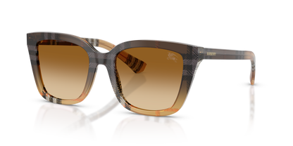 Burberry BE4487 Sunglasses in 420213 Check Gradient Sand / Brown Gradient lens