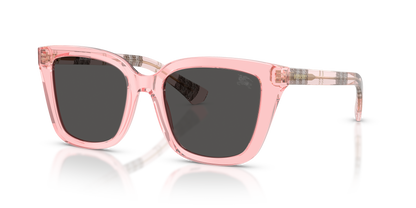 Burberry BE4487 Sunglasses in 424987 Pink / Dark Grey lens