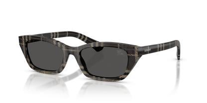 Burberry BE4488 Sunglasses in 419987 Check Grey / Dark Grey lens