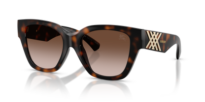 Burberry BE4489U Sunglasses in 300213 Dark Havana / Brown Gradient lens