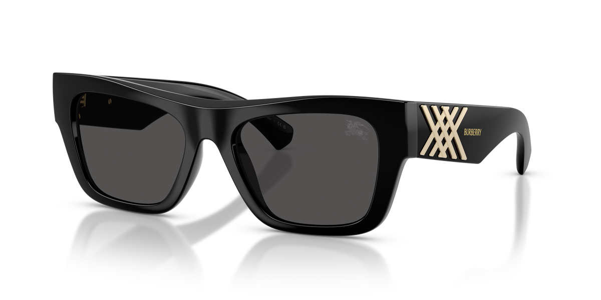 Burberry BE4490U Sunglasses in 300187 Black / Dark Grey lens