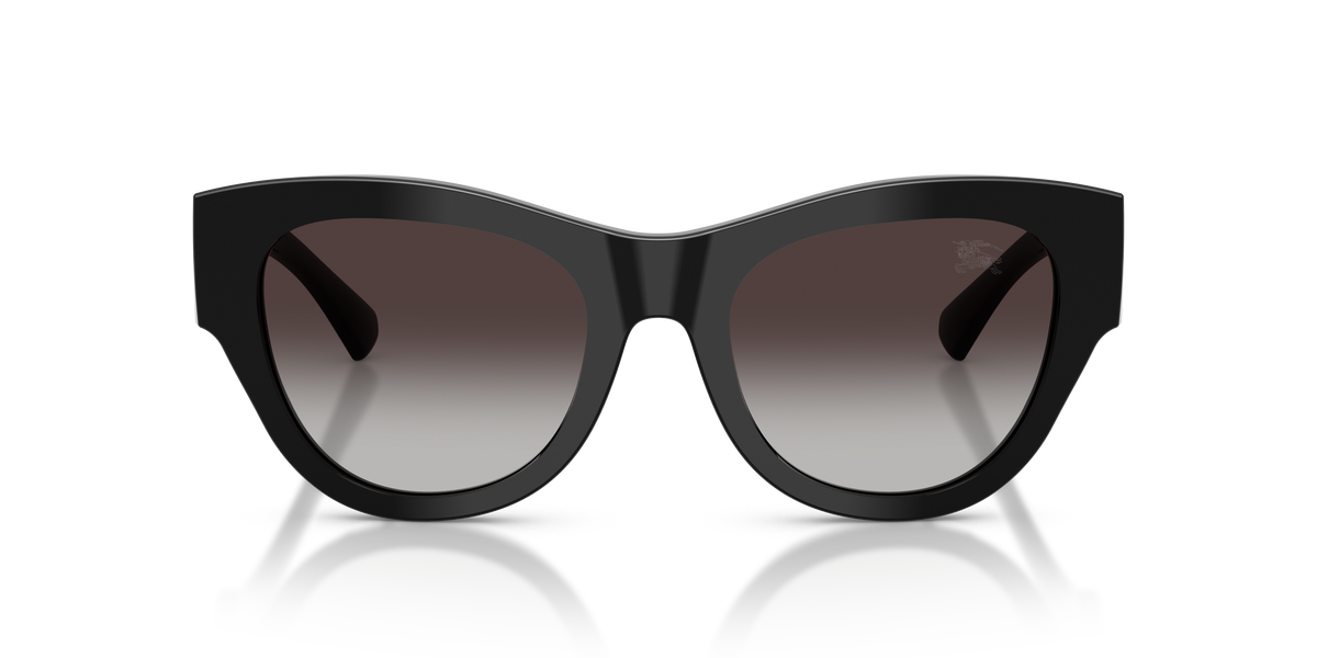 Burberry BE4491 Sunglasses in 30018G Black / Grey Gradient lens, front view