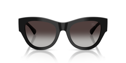 Burberry BE4491 Sunglasses in 30018G Black / Grey Gradient lens, front view