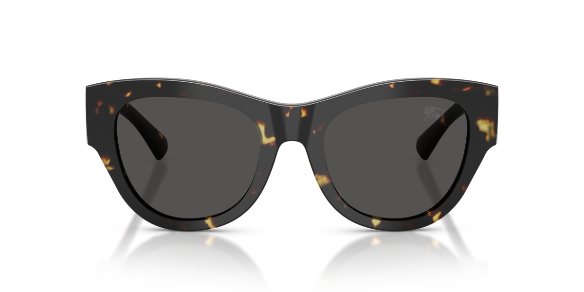Burberry BE4491 Sunglasses in 410687 Yellow Havana / Dark Grey lens, front view