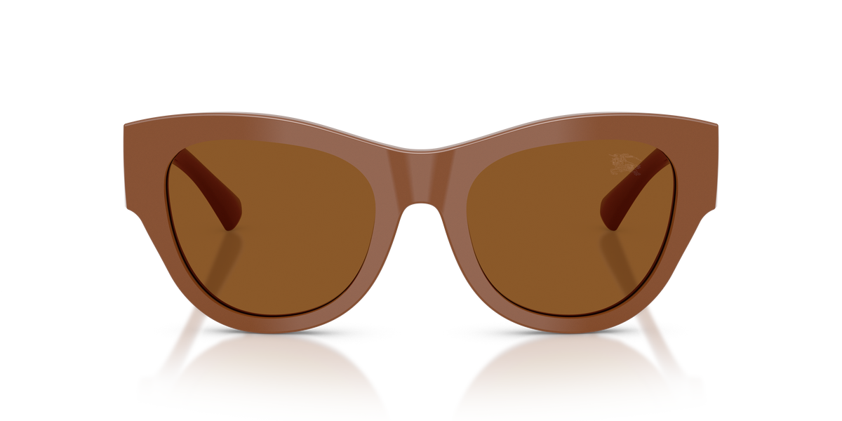 Burberry BE4491 Sunglasses in 422273 Brown / Dark Brown lens, front view