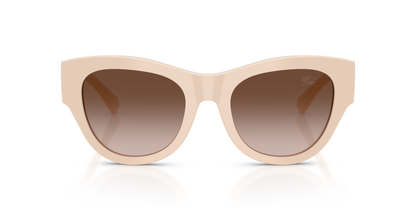 Burberry BE4491 Sunglasses in 422313 Pink / Brown Gradient lens, front view