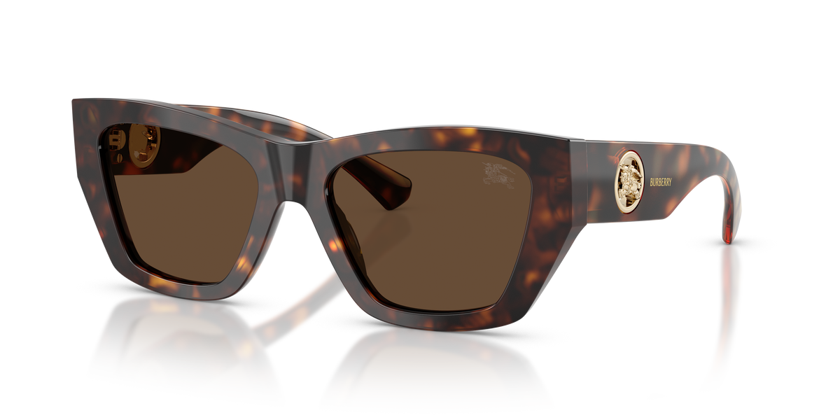 Burberry BE4492 Sunglasses in 300273 Dark Havana / Dark Brown lens