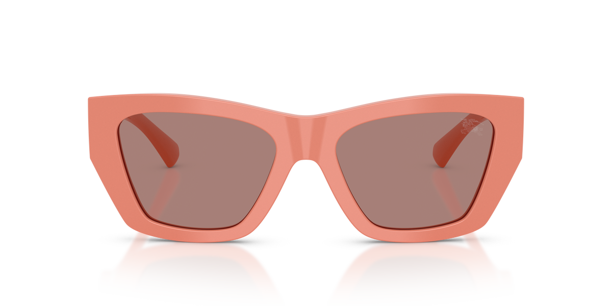 Burberry BE4492 Sunglasses in 421973 Pink / Light Brown lens, front view