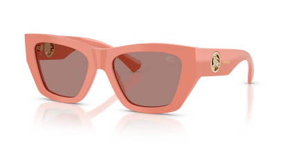 Burberry BE4492 Sunglasses in 421973 Pink / Light Brown lens