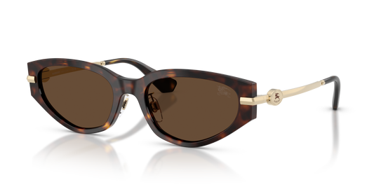 Burberry BE4493D Sunglasses in 300273 Dark Havana / Dark Brown lens
