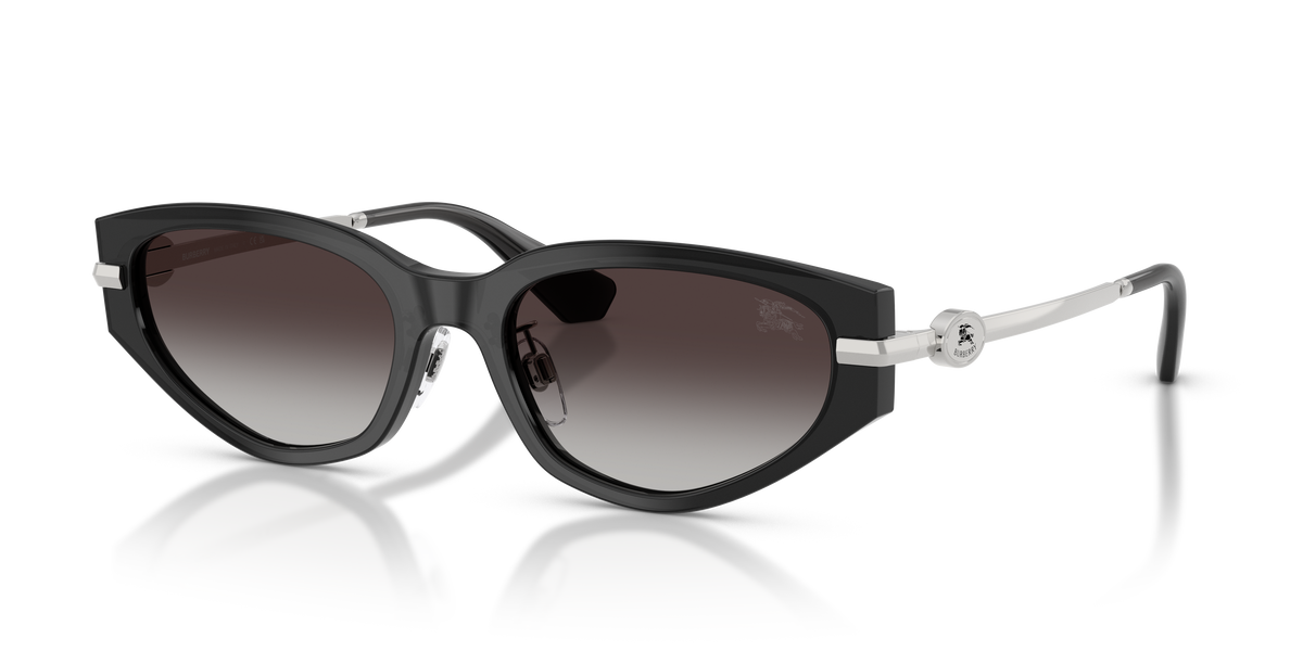 Burberry BE4493D Sunglasses in 41128G Grey / Grey Gradient lens