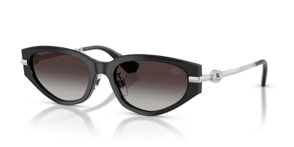 Burberry BE4493D Sunglasses in 41128G Grey / Grey Gradient lens