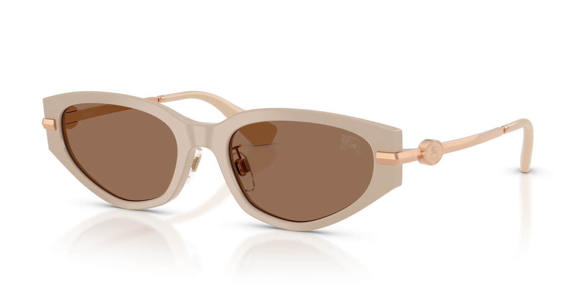 Burberry BE4493D Sunglasses in 424473 Beige / Dark Brown lens