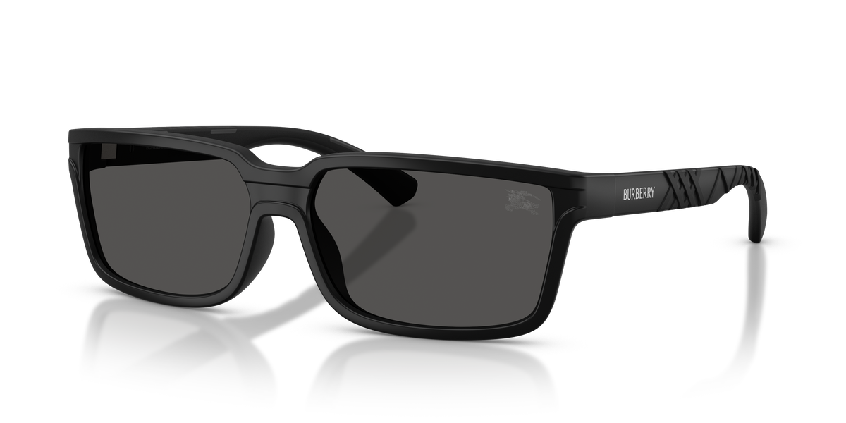 Burberry BE4495D Sunglasses in 346487 Matte Black / Dark Grey lens